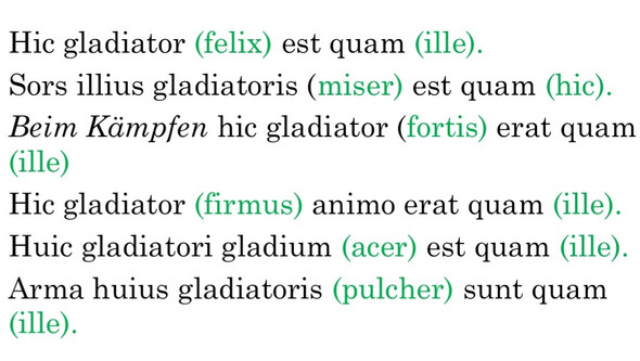 - (Sprache, Latein, Komparativ und ille)