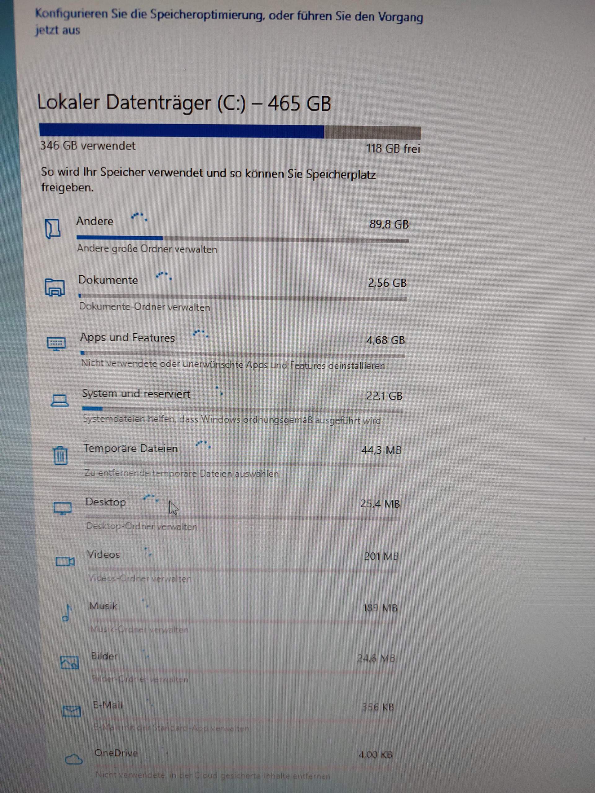 Laufwerkspeicher ohne Grund voll? (Computer, Windows, Windows 10)