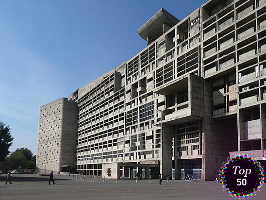 Le Corbusiers Gebäude in Chandigarh (Kunst, Architektur)