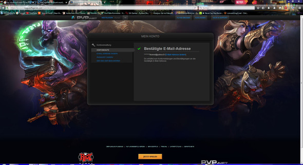 Fremder E-mailAccount - (League of Legends, Hacker)