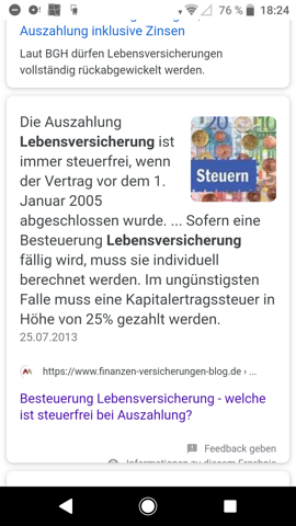 Lebensversicherung Im Jahr 1996 Abgeschlossen Frage Stellen