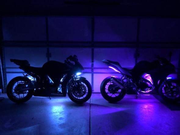 LED Beleuchtung bunt am Motorrad erlaubt? (Technik, Technologie
