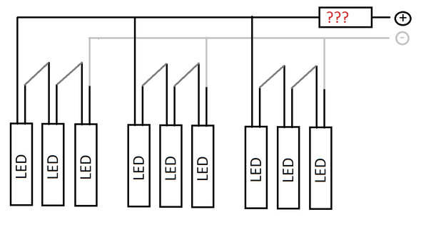 LED-Reihenschaltung - (Elektronik, Elektrik, Elektrotechnik)