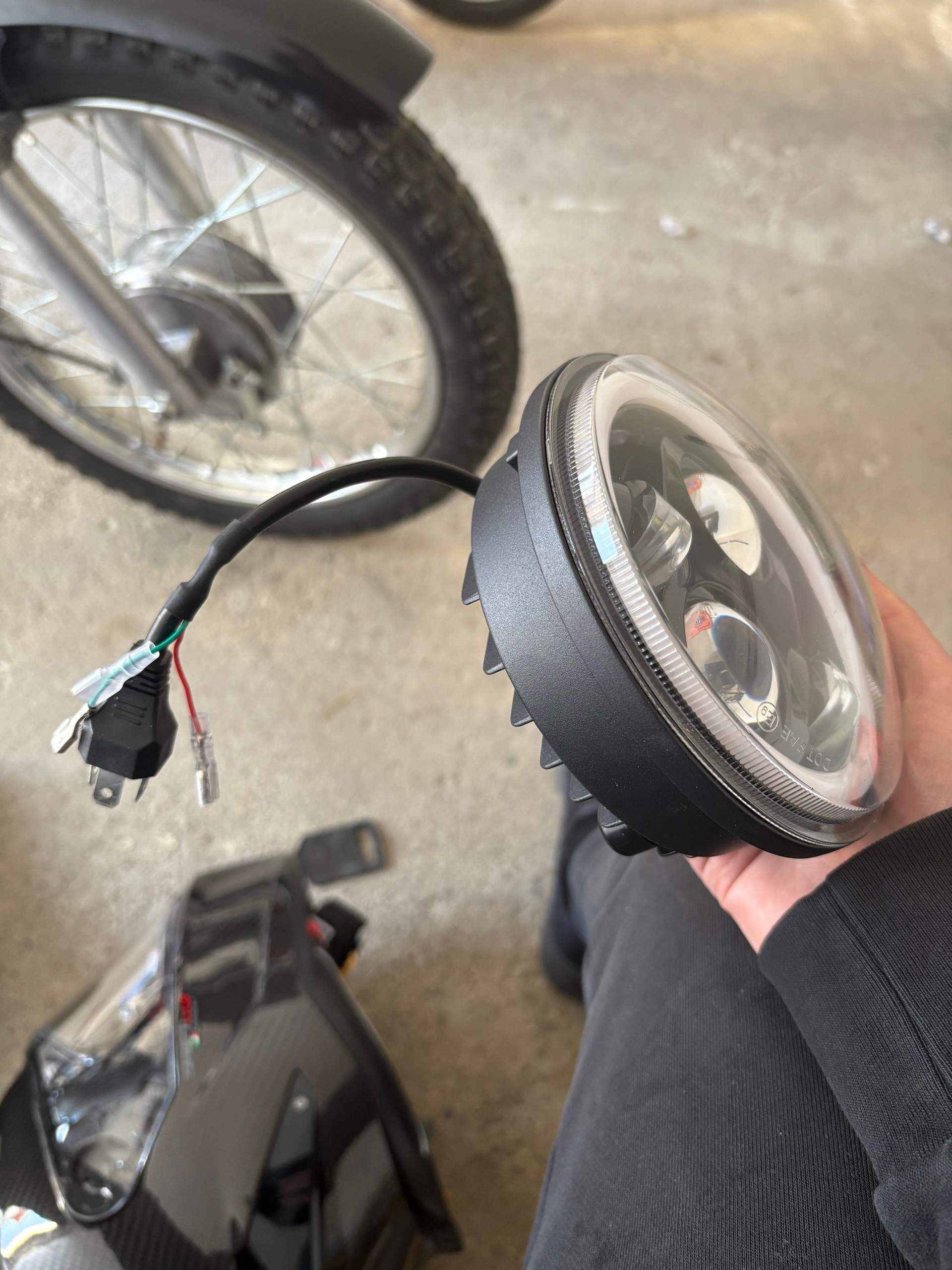 LED Scheinwerfer Simson einbauen? (Motor, Werkstatt, TÜV)