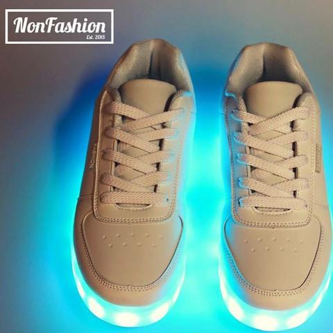 Hell - blau - (Schuhe, LED)
