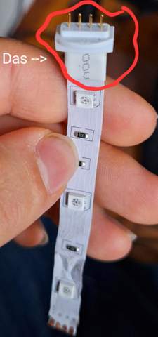 LED Streifen : Netzteil Connector entfernen? (Elektrik, Licht