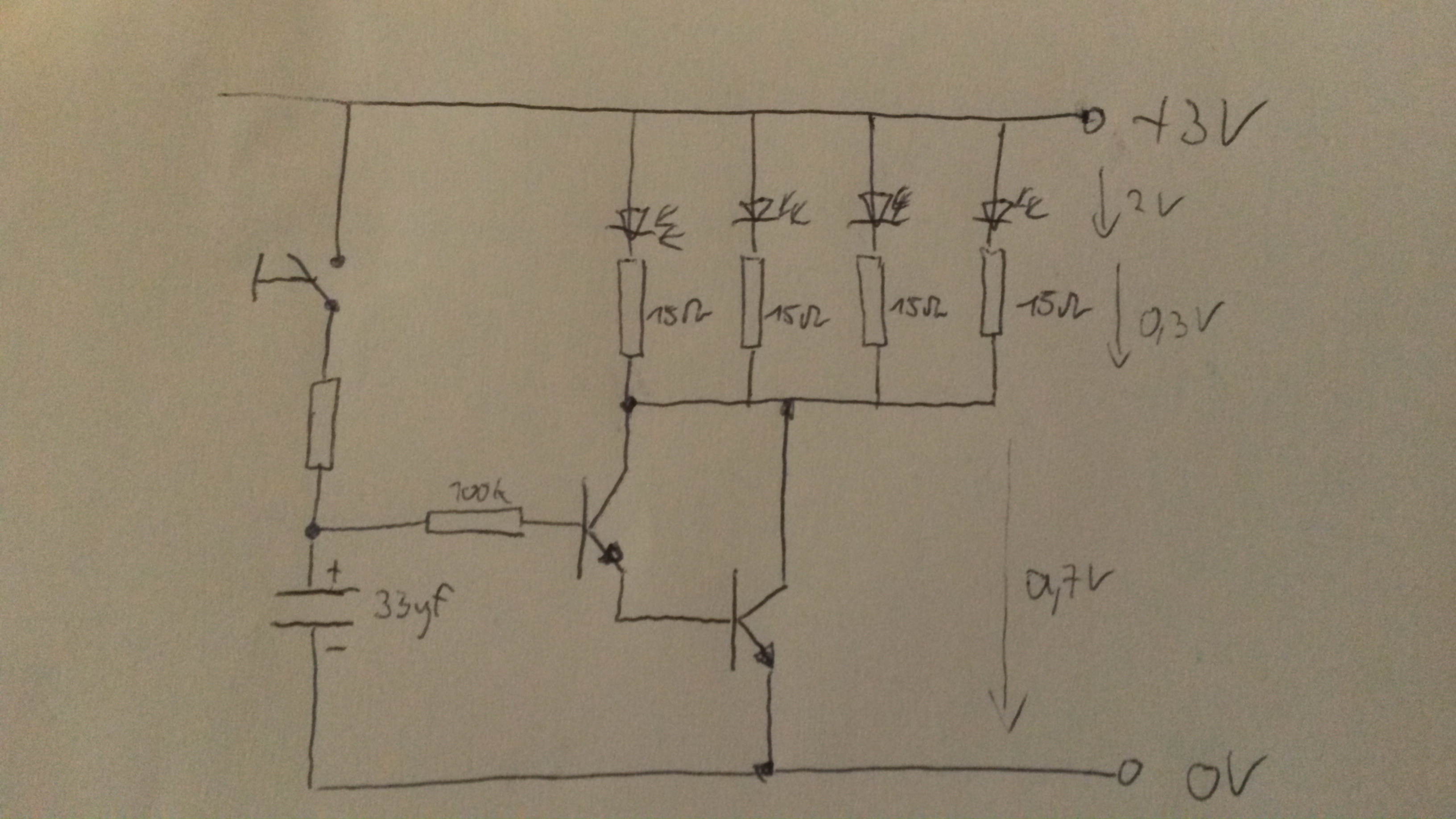 Led Zeitverzögerungsschaltung (Elektronik, Schaltung)