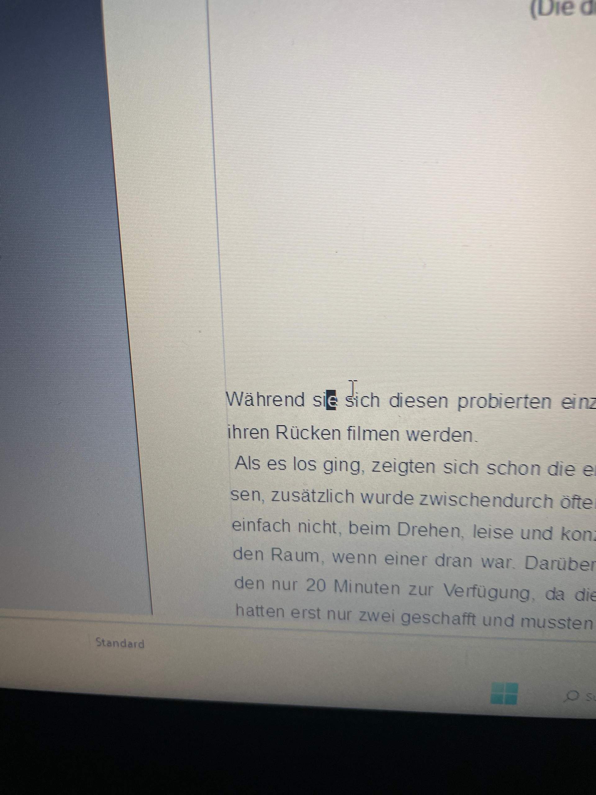 Leerzeichen Löscht Buchstabe? (Schreiben, Openoffice Writer)