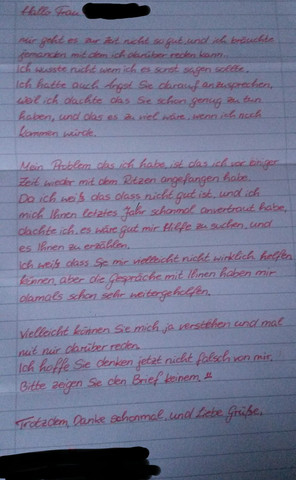 Lehrerin Einen Brief Geschrieben Ist Das Gut So Schule Lehrer