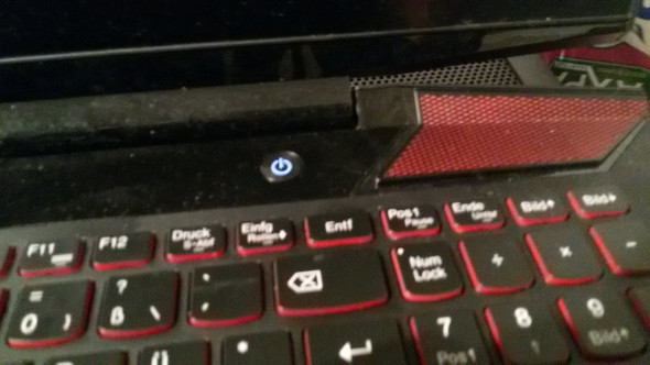 Ist auch eingeschaltet ;) - (Notebook, Lenovo notebook)