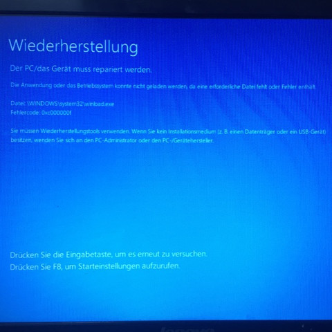 Soll repariert werden aber wie, was muss ich einlegen? - (Fehler, Laptop, bildschirm-blau)