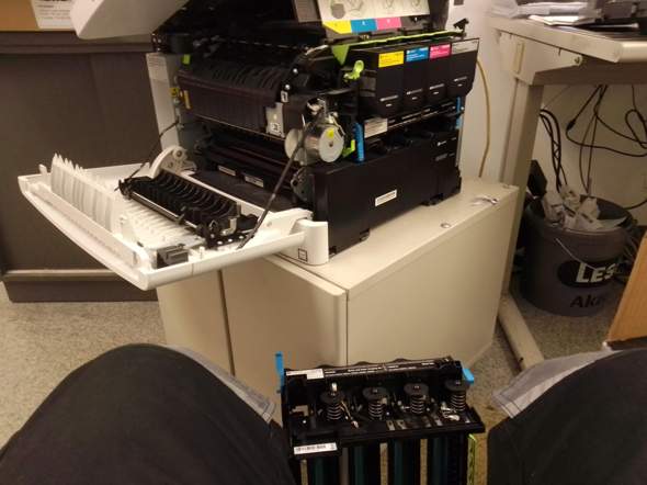 Lexmark Cx517de Belichtungskit Wechseln Wie Computer Technik Drucker