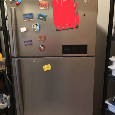 Der Kühlschrank, sofern er aufs Bild passt  - (LG, Kühlschrank)