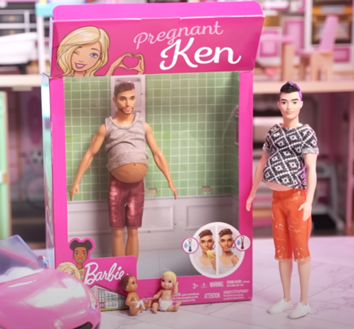 [LGBTQ+] Schwangere Männer-Barby-Puppe an Kinder verkaufen, was haltet ihr davon?