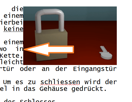 libre-office: Wo kann ich einstellen dass die Ränder am Bild etwas größer sind?