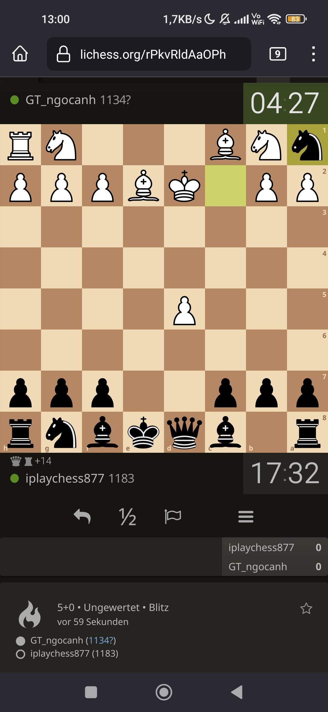 Lichess zeit bug? (Schach)