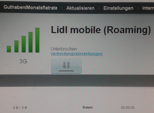 Lidl Mobile Roaming Internetstick