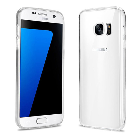 Samsung Galaxy S7 (mit Hülle) - (Handy, iPhone, Smartphone)