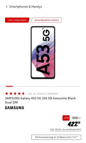 Lieber Galaxy A53 oder iPhone 12?