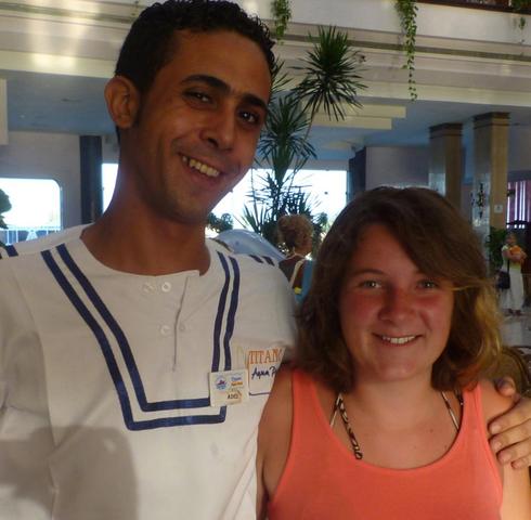 Das sind der süße Kellner und ich :-( ich vermisse dich so sehr :-( - (Liebe, Urlaub, Liebeskummer)