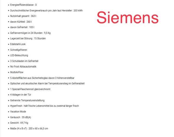 Liebherr oder Siemens welchen soll ich kaufen?