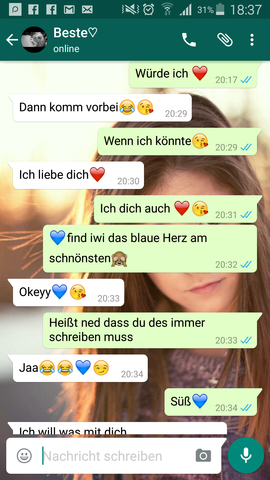 Liebe anzeichen Bin ich