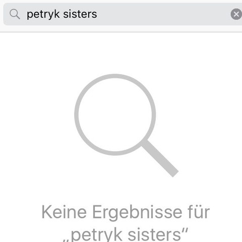 Keine Ergebnisse Petryk Sisters  - (Musik, iPhone, Lied)