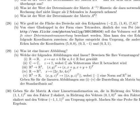- (Mathematik, Lineare Abbildung)