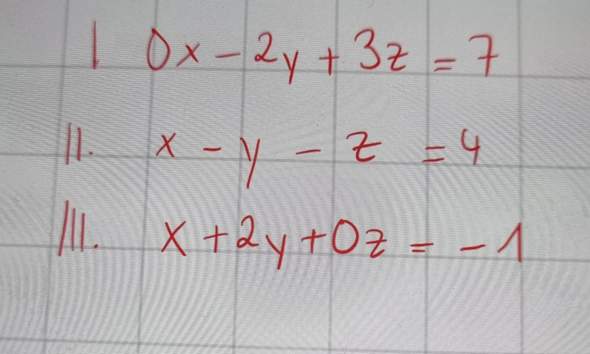 lineares Gleichungssystem wie lösen?
