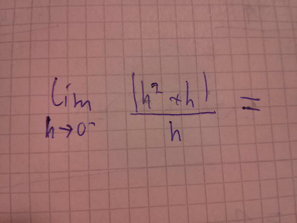 Linkseitiger Differenzialquotient(Vereinfacht) - (Mathe, Mathematik, Ableitung)