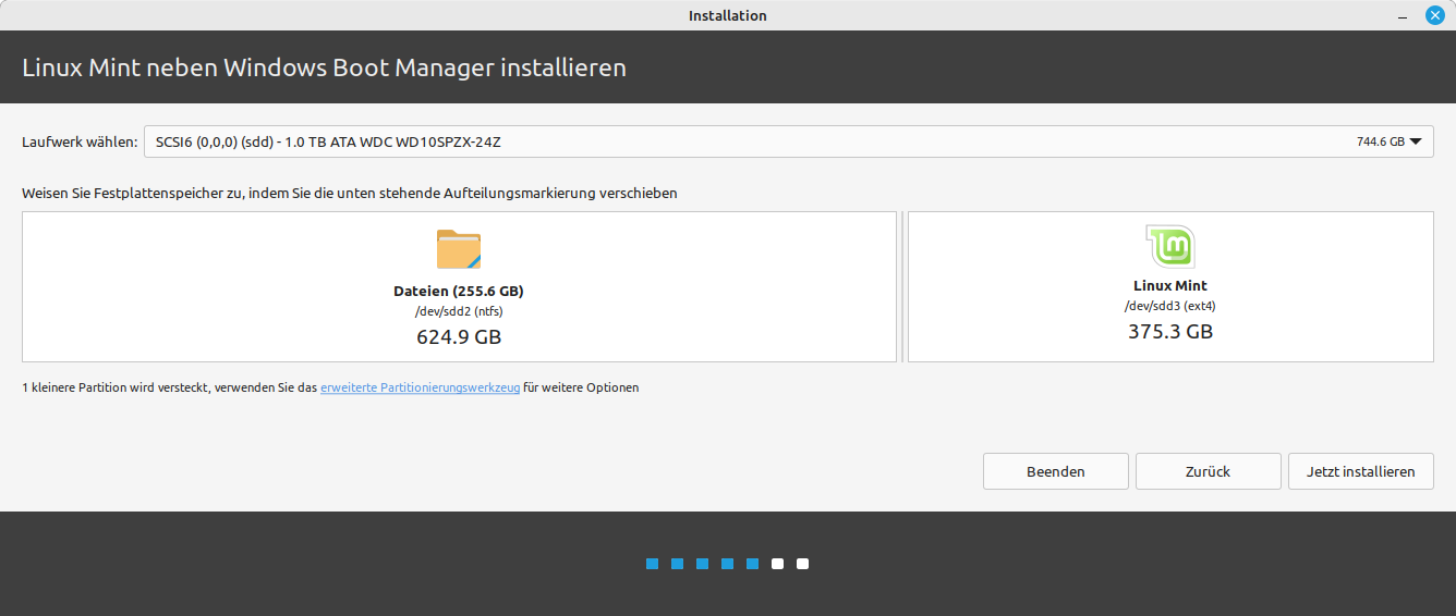 Linux Mint neben Windows installieren? (PC, Festplatte, IT)