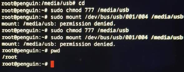 Linux Mint Verzeichniszugriff verwiegert?
