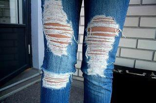 Löcher in den Hosen / wie geht das? Hose, Loch, risse Löcher in den Hosen / wie geht das? Hose, Loch, risse