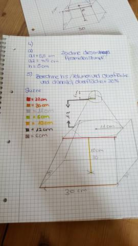 mathe - (Mathe, pyramidenstumpf)