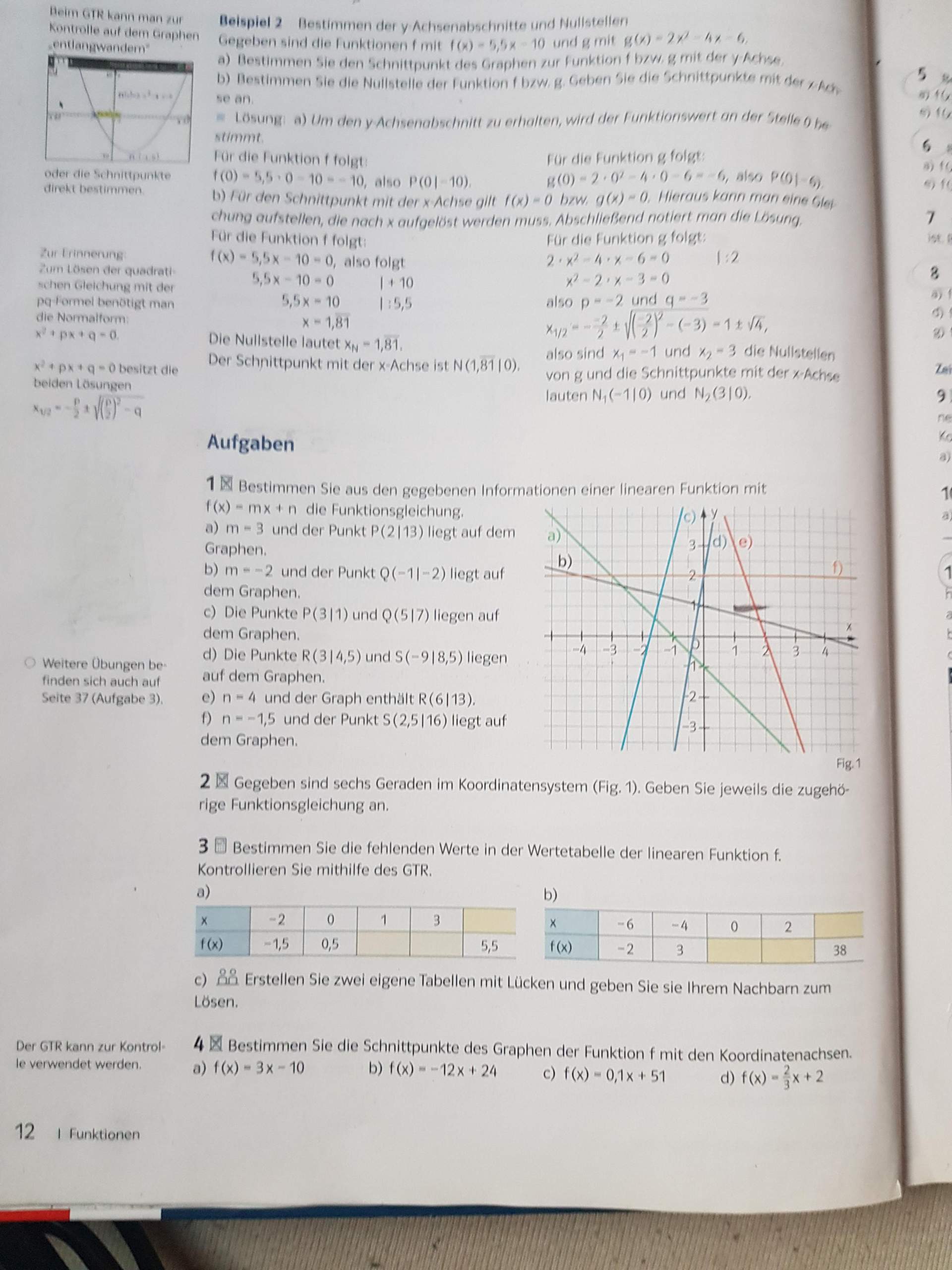 Losungen Losungen Zu Den Aufgaben Schule Mathe Mathematik
