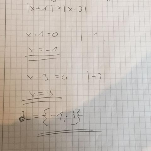 Mathe Ungleichung Lösungsversuch  - (Mathematik, Ungleichungen, lösungsmenge)