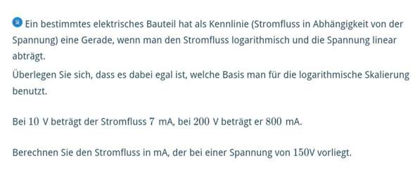 Logarithmische Skalierung? (Mathematik, Elektrotechnik, Logarithmus)