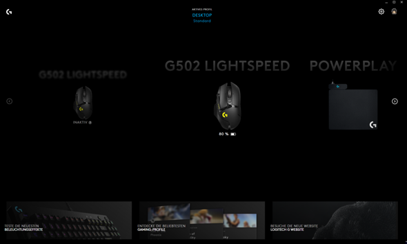 Logitech G HUB - Inaktive Gerät doppeltes Gerät?