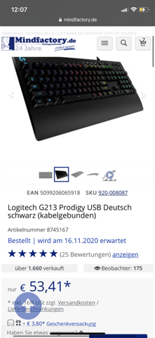Logitech G213?