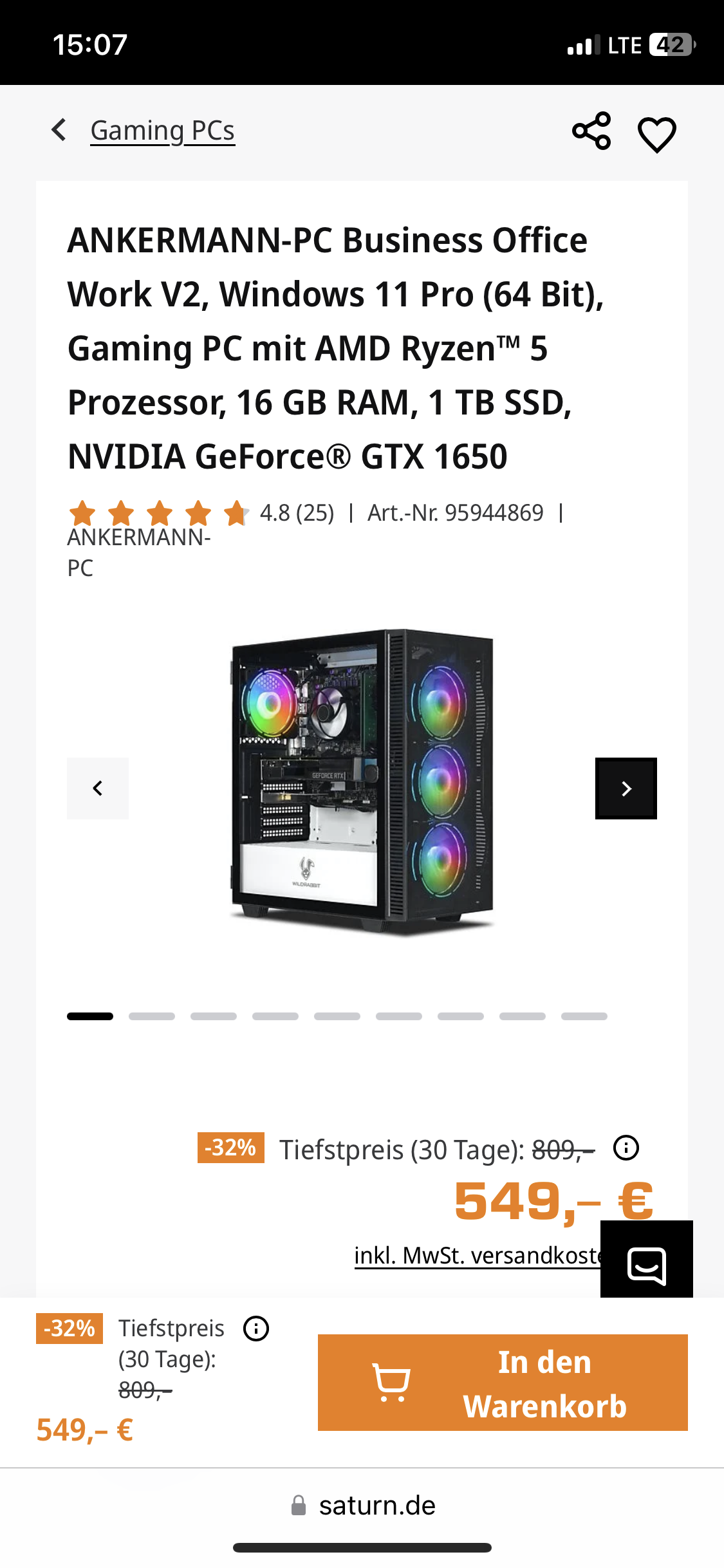 Lohnt sich dieser Pc? (Gaming PC)