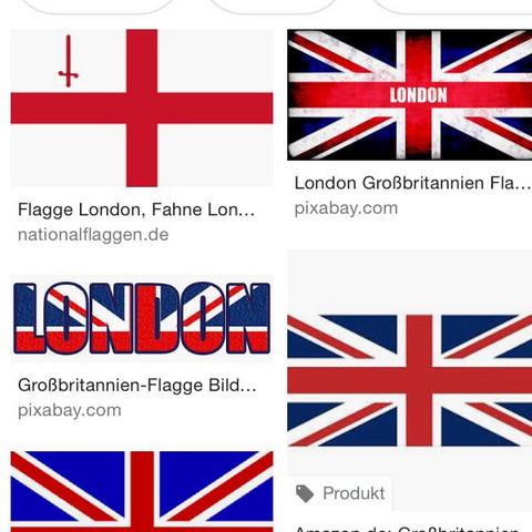 Da haha - (London, Flagge)