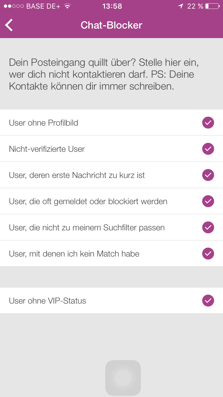 Lovoo Chat Blocker Sprüche
