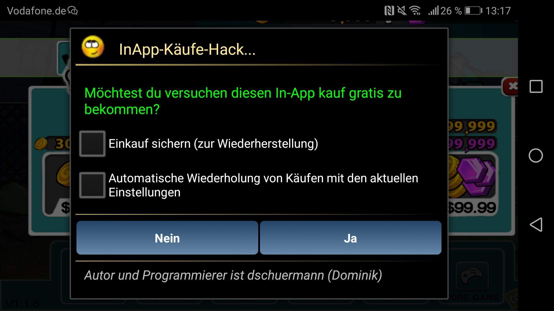 Lucky patcher in-app- käufe? (Computer, Handy, Spiele und Gaming)
