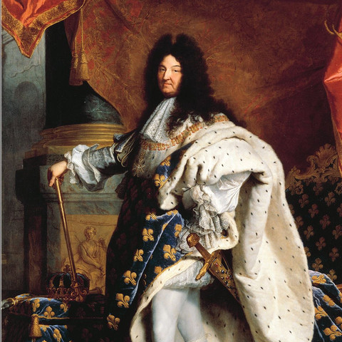 Ludwig der XIV Portrait Analyse? (Kunst, Malerei, Gemälde)