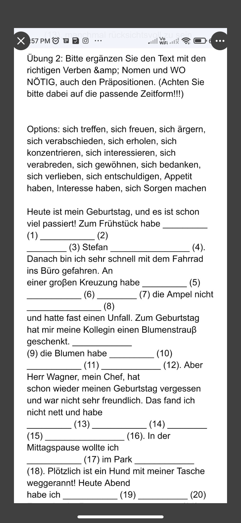 Lückentext Hilfe? (Schule, Hausaufgaben)