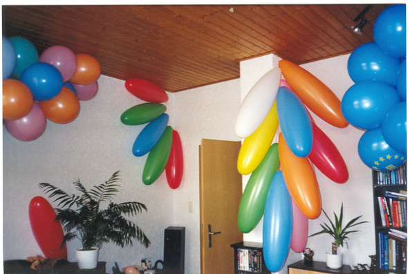 Lassen luftballons knallen Bedruckte Luftballons