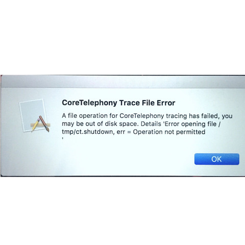 Fehlerdialogbox - (Computer, Apple, Software)