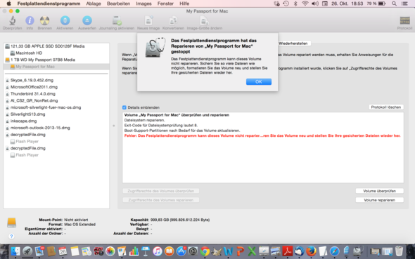 Macbook Erkennt Externe Festplatte Mypassport Nicht Mehr Apple Wd