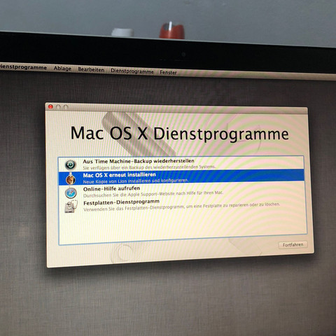 Dienstprogramm  - (Apple, MacBook, Installation)