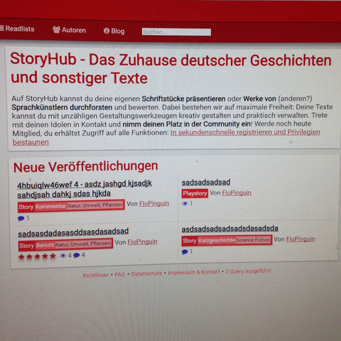 Text :) - (Internet, deutsch, online)